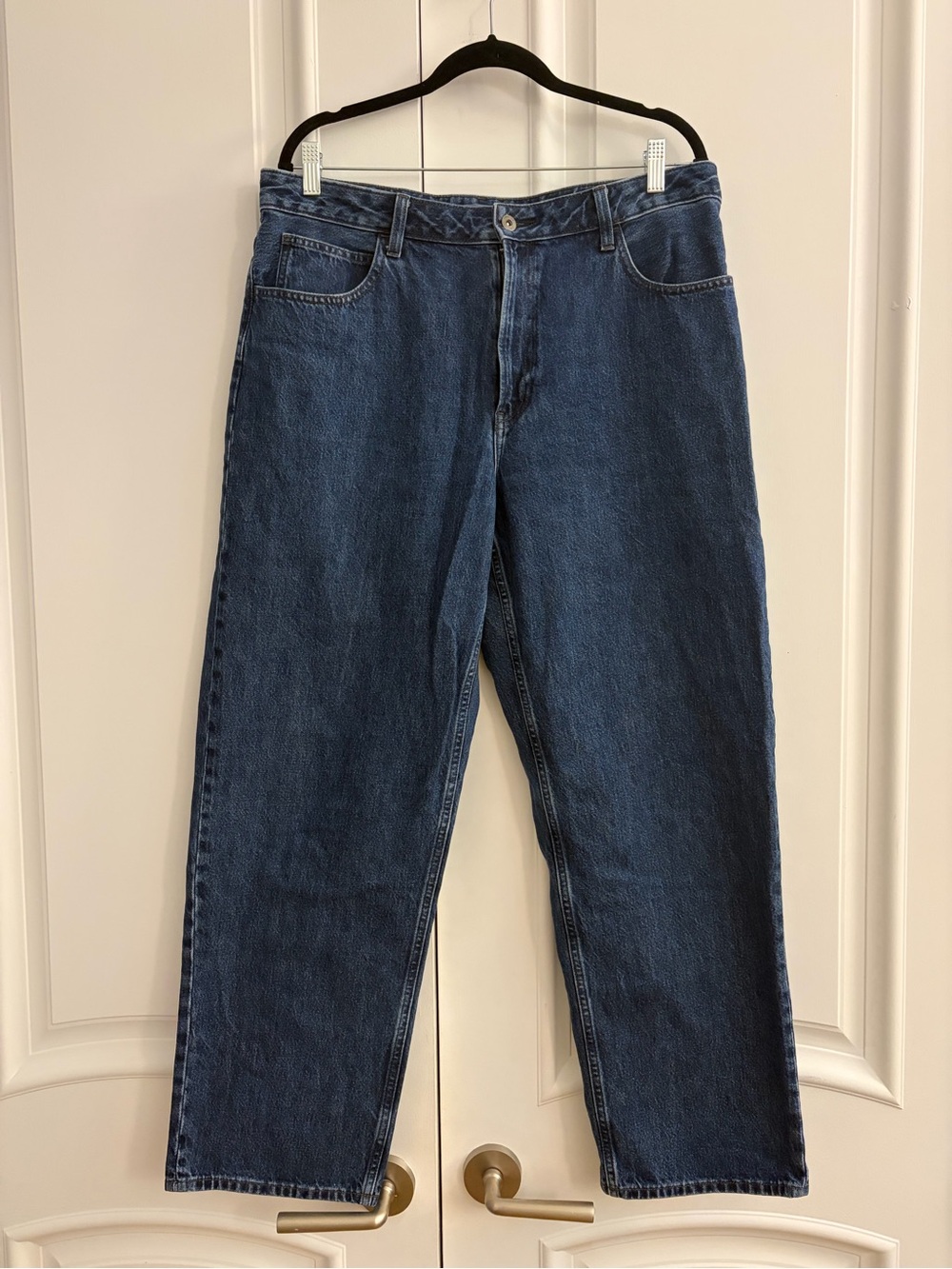 Uniqlo JW Anderson Women’s Blue Baggy Jeans - Picture 2 of 9